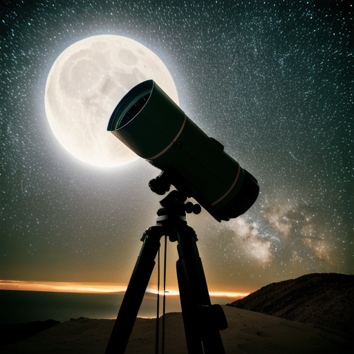 telescope in use